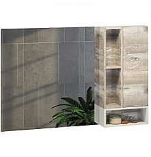 Зеркало со шкафом Comforty Турин 120 00004137136 Дуб бежевый