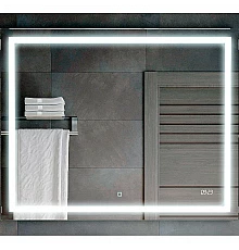 Зеркало Corozo Барго 100 SD-00001187 с подсветкой с сенсорным выключателем и часами