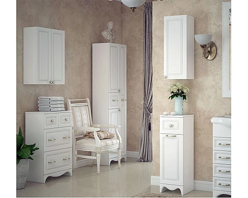 Заказать Подвесной шкаф Corozo Классика 30 SD-00000366 Белый в магазине сантехники Santeh-Crystal.ru