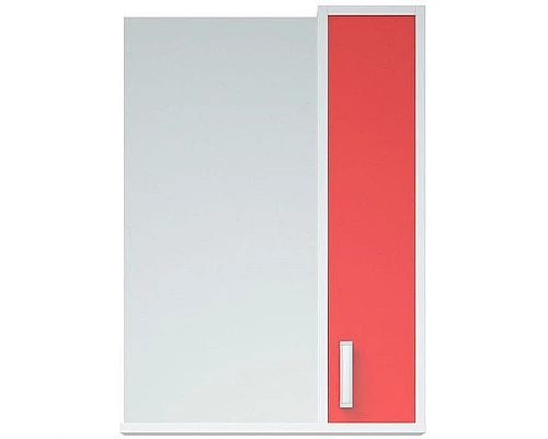Приобрести Зеркало со шкафом Corozo Колор 50 SD-00000697 Красное Белое в магазине сантехники Santeh-Crystal.ru
