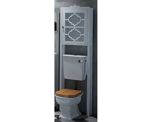 Купить Шкаф пенал Corozo Манойр 50 SD-00000327 над унитазом Белый в магазине сантехники Santeh-Crystal.ru