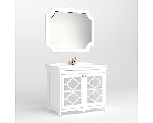 Приобрести Зеркало Corozo Манойр 85 SD-00000980 Белое в магазине сантехники Santeh-Crystal.ru