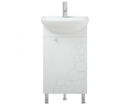 Купить Тумба под раковину Corozo Орфей 45 SD-00000384 Белая в магазине сантехники Santeh-Crystal.ru