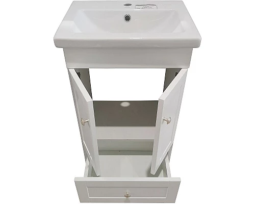 Приобрести Тумба под раковину Corozo Техас 50 SD-00000994 Белая в магазине сантехники Santeh-Crystal.ru