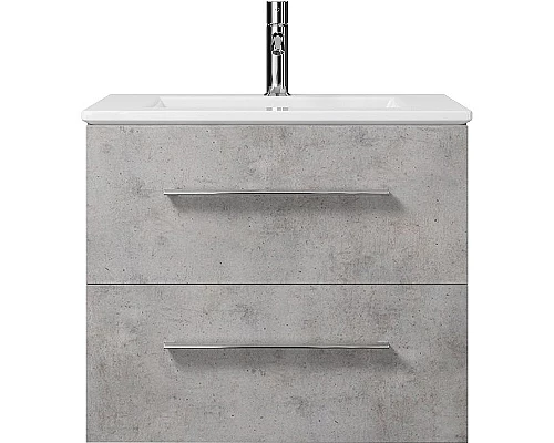 Приобрести Тумба под раковину Creto Ares 60 10-1161B подвесная Серый Бетон в магазине сантехники Santeh-Crystal.ru