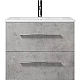 Приобрести Тумба под раковину Creto Ares 60 10-1161B подвесная Серый Бетон в магазине сантехники Santeh-Crystal.ru