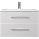 Заказать Тумба под раковину Creto Ares 80 10-1113W подвесная Белая в магазине сантехники Santeh-Crystal.ru