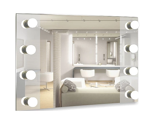 Приобрести Зеркало Creto Arte 80 22-800600A с подсветкой с механическим выключателем в магазине сантехники Santeh-Crystal.ru