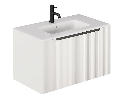 Заказать Тумба под раковину Creto Luna 60 17-IV60 подвесная Ivory в магазине сантехники Santeh-Crystal.ru