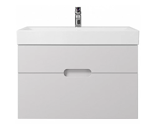 Купить Тумба под раковину Creto Malibu 80 7-1078W подвесная Белая в магазине сантехники Santeh-Crystal.ru
