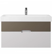 Тумба под раковину Creto Malibu 100 7-1079CapS подвесная Capuchino Soft