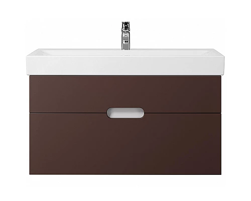 Заказать Тумба под раковину Creto Malibu 100 7-1079C подвесная Chocolate в магазине сантехники Santeh-Crystal.ru