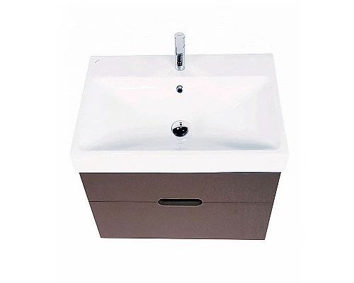 Купить Тумба под раковину Creto Malibu 60 7-1077C подвесная Chocolate в магазине сантехники Santeh-Crystal.ru