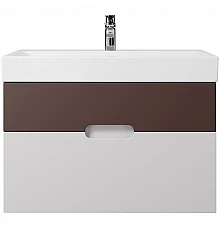 Тумба под раковину Creto Malibu 80 7-1078CS подвесная Chocolate Soft