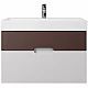 Заказать Тумба под раковину Creto Malibu 80 7-1078CS подвесная Chocolate Soft в магазине сантехники Santeh-Crystal.ru