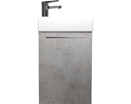 Заказать Тумба под раковину Creto Pollino 37 15-1418-1419B подвесная Beton в магазине сантехники Santeh-Crystal.ru