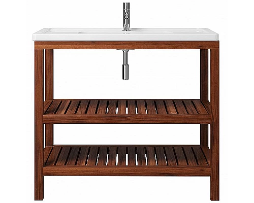 Заказать Тумба под раковину Creto Provence 105 9-1118W Wood в магазине сантехники Santeh-Crystal.ru