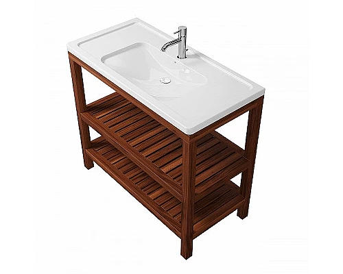 Заказать Тумба под раковину Creto Provence 105 9-1118W Wood в магазине сантехники Santeh-Crystal.ru