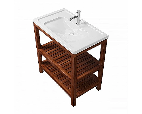 Купить Тумба под раковину Creto Provence 85 9-1008W Wood в магазине сантехники Santeh-Crystal.ru