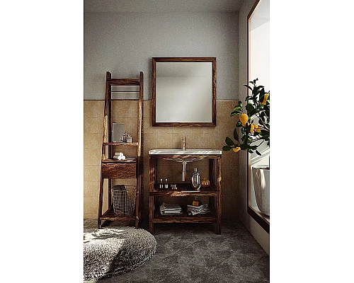 Купить Тумба под раковину Creto Provence 85 9-1008W Wood в магазине сантехники Santeh-Crystal.ru