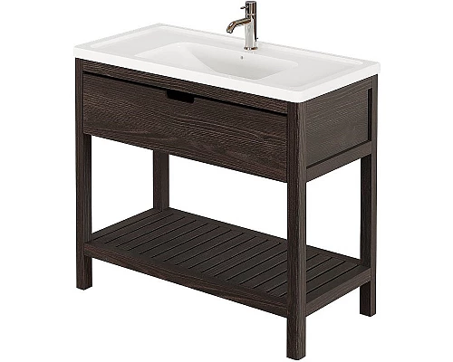 Купить Тумба под раковину Creto Provence Family 100 9-1118VF Venge в магазине сантехники Santeh-Crystal.ru