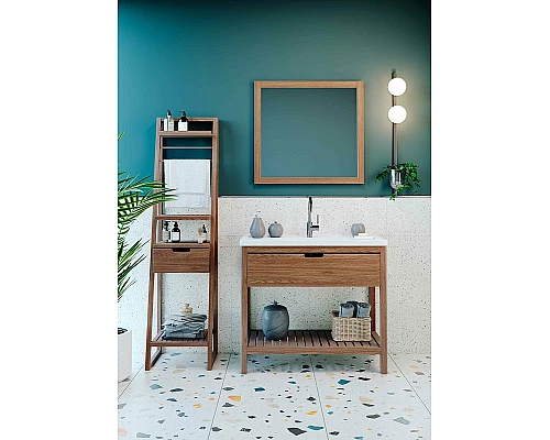 Купить Тумба под раковину Creto Provence Family 85 9-1008WF Wood в магазине сантехники Santeh-Crystal.ru