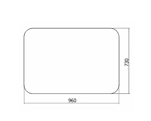 Купить Зеркало Creto Scala 96 5-960730S с подсветкой с датчиком движения с сенсорным выключателем в магазине сантехники Santeh-Crystal.ru