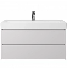 Тумба под раковину Creto Scala 100 3-1079W подвесная Белая глянцевая