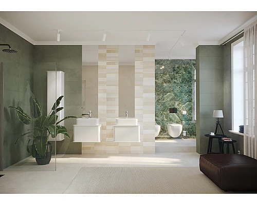 Приобрести Шкаф пенал Creto Stella 35 16-001 подвесной Белый в магазине сантехники Santeh-Crystal.ru