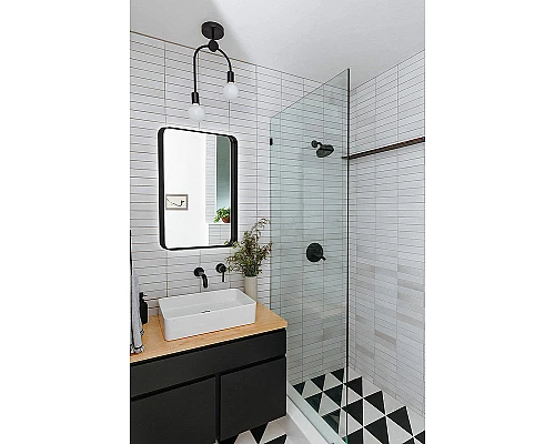 Приобрести Зеркало Creto Terra notte 55 17-550800TN Черное в магазине сантехники Santeh-Crystal.ru