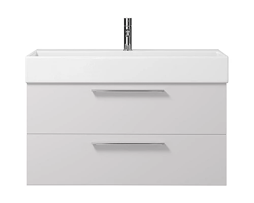 Заказать Тумба под раковину Creto Tivoli 100 8-1378W подвесная Белая в магазине сантехники Santeh-Crystal.ru