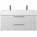 Тумба под раковину Creto Tivoli 120 Due 8-1393W подвесная Белая Тумба под раковину Creto Tivoli 120 Due 8-1393W подвесная Белая