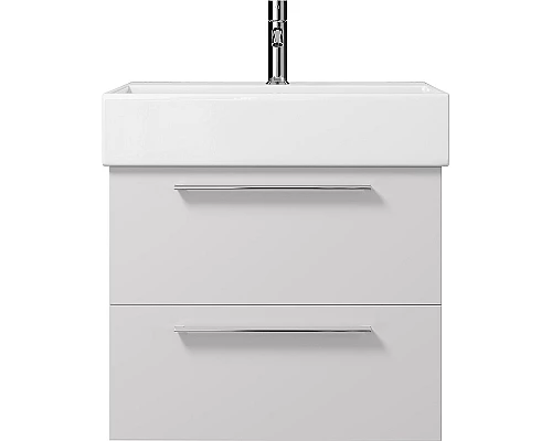 Приобрести Тумба под раковину Creto Tivoli 60 8-1376W подвесная Белая в магазине сантехники Santeh-Crystal.ru