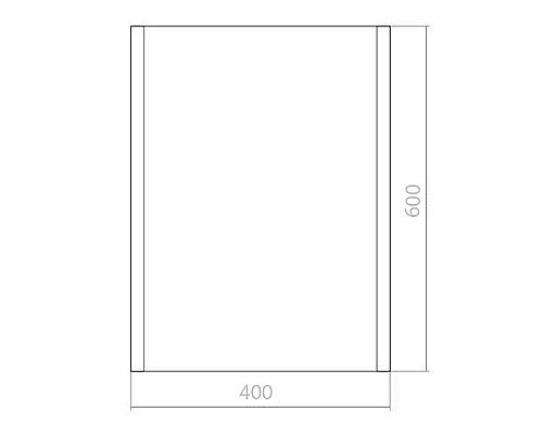 Заказать Зеркало Creto Vessel 40 9-400600V с подсветкой с датчиком движения в магазине сантехники Santeh-Crystal.ru