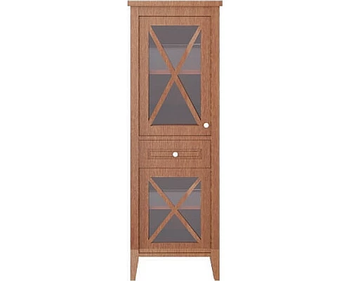 Купить Шкаф пенал Creto Vetra 55 L 15-16056NL Орех в магазине сантехники Santeh-Crystal.ru