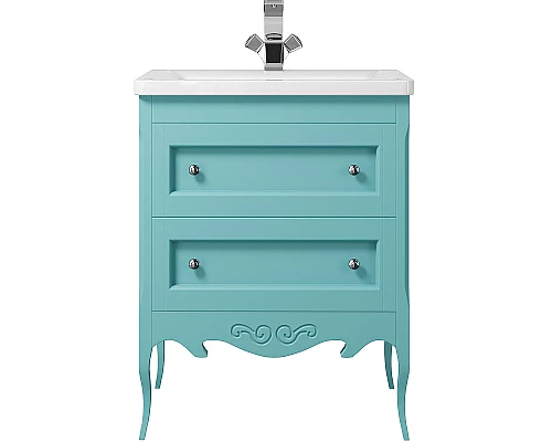 Заказать Тумба под раковину Creto Viva 66 13-1007B Blue в магазине сантехники Santeh-Crystal.ru