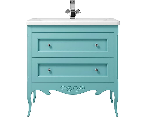 Заказать Тумба под раковину Creto Viva 85 13-1008B Blue в магазине сантехники Santeh-Crystal.ru