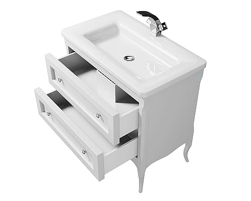 Купить Тумба под раковину Creto Viva 85 13-1008W White в магазине сантехники Santeh-Crystal.ru