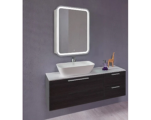 Заказать Зеркальный шкаф Creto Zoe 60 16-602800Z с подсветкой Белый в магазине сантехники Santeh-Crystal.ru