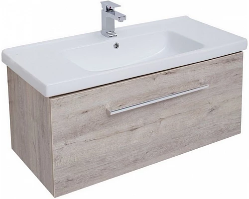 Приобрести Тумба под раковину Dreja Big Inn 100 77.0206D подвесная Дуб кантри в магазине сантехники Santeh-Crystal.ru