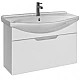 Приобрести Тумба под раковину Dreja Laguna 75 99.0102 подвесная Белый глянец в магазине сантехники Santeh-Crystal.ru