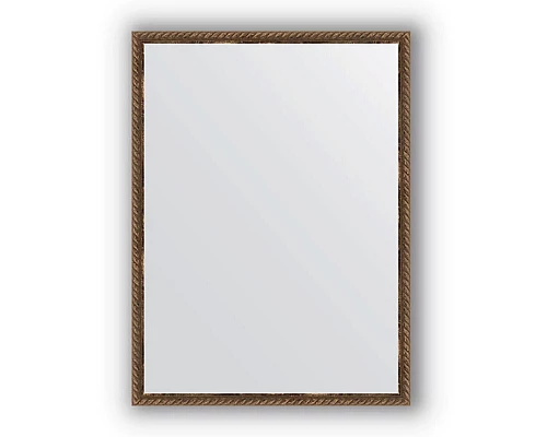 Купить Зеркало Evoform Definite 78х58 Витая бронза в магазине сантехники Santeh-Crystal.ru