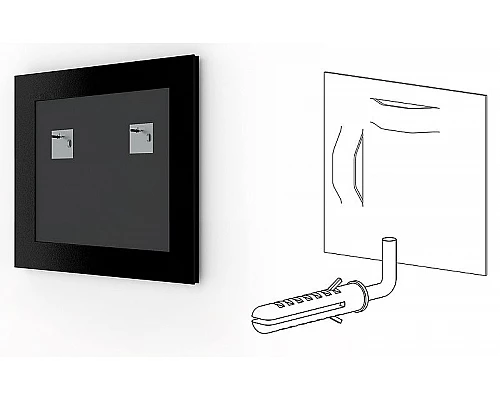 Купить Зеркало Evoform Definite 73х73 BY 1024 в багетной раме - Сухой тростник 51 мм в магазине сантехники Santeh-Crystal.ru