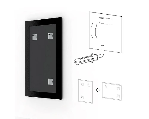 Заказать Зеркало Evoform Definite 143х53 BY 1069 в багетной раме - Сухой тростник 51 мм в магазине сантехники Santeh-Crystal.ru