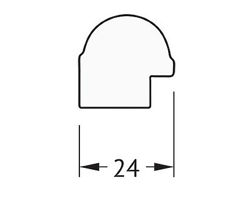 Приобрести Зеркало Evoform Definite 107х57 BY 0729 в багетной раме - Золотой бамбук 24 мм в магазине сантехники Santeh-Crystal.ru