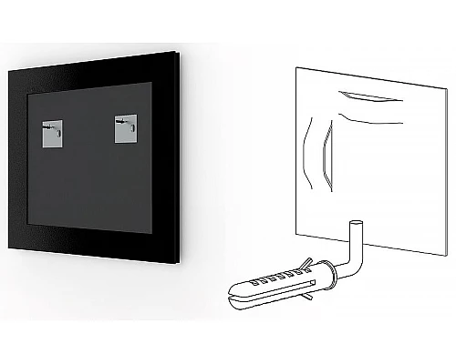 Купить Зеркало Evoform Definite 73х73 BY 1025 в багетной раме - Слоновая кость 51 мм в магазине сантехники Santeh-Crystal.ru