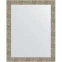 Зеркало Evoform Definite 96х76 BY 3276 в багетной раме - Соты титан 70 мм
