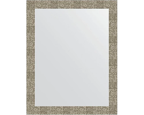 Купить Зеркало Evoform Definite 96х76 BY 3276 в багетной раме - Соты титан 70 мм в магазине сантехники Santeh-Crystal.ru