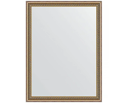 Заказать Зеркало Evoform Definite 82х62 BY 1007 в багетной раме - Бусы золотые 46 мм в магазине сантехники Santeh-Crystal.ru