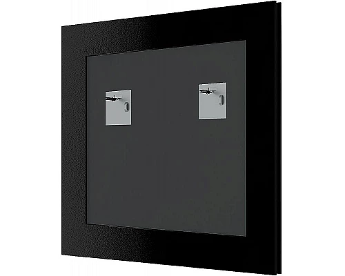 Купить Зеркало Evoform Definite 76х76 BY 3243 в багетной раме - Соты алюминий 70 мм в магазине сантехники Santeh-Crystal.ru